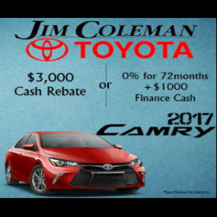 Coleman Toyota Banner Ad WK Communications
